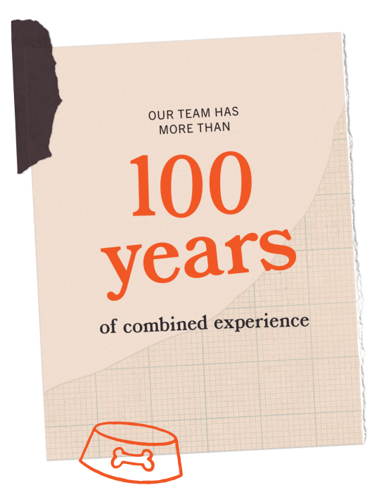 Our team has more than 100 years of combined experience